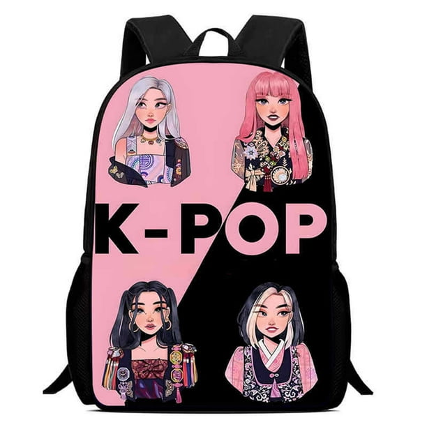 Kpop Demon Hunters Backpack,Back to School Merch, Casual Backpack, Kpop Demon Hunters Large Capacity Schoolbag, Lightweight Backpack for Students and Fans
