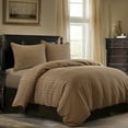 thumbnail image 3 of Paseo Road Clifton Duvet Cover, Brown Tweed Houndstooth, Rustic Cabin Lodge Comforter Cover, Queen, 3 of 8