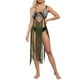 thumbnail image 1 of VISgogo - Bikini para mujer, sin mangas, para playa, con borlas caladas, vestido de verano VISgogo  moda, 1 of 7