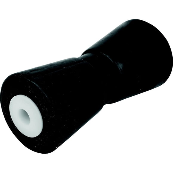 Attwood Rouleau de Remorque Marine 11215-1 Quille; Diamètre d'Arbre 5/8 Pouce x Longueur 8 Pouces; Noir; Caoutchouc Robuste avec Inserts en Nylon; avec Inserts en Plastique; Simple