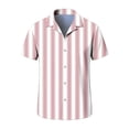 thumbnail image 7 of Timoontee Men's Short Sleeve Printed T Shirt Breathable Fabric Moisture Wicking V Neck Crew Neck Great For Multiple Quick Dry Pink XXL, 7 of 7