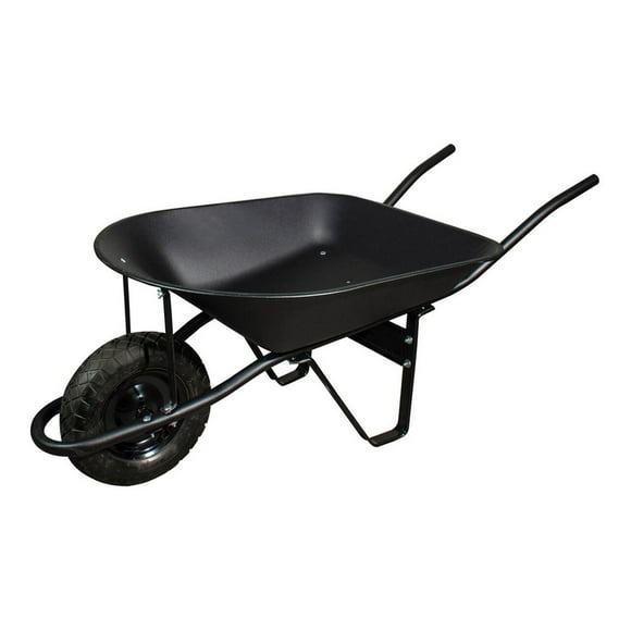 Carretilla Negra FOY 5.5ft Llanta Reforzada Uso Industrial CAF554