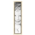 thumbnail image 2 of ArtToFrames 8" x 38" Silver with Black Lip Picture Frame, 8x38 inch Multi Wood Poster Frame (WOM-5193),  Pack, 2 of 7