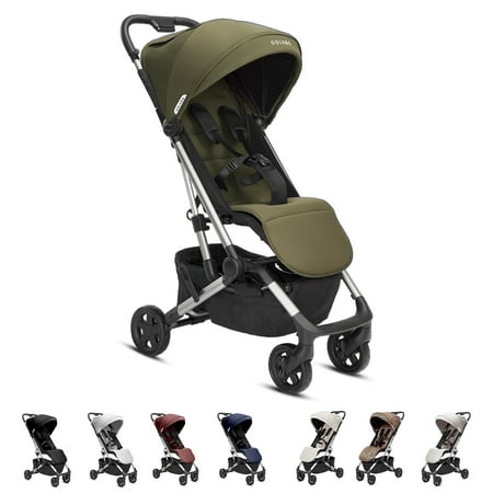 Colugo Compact Stroller - One Hand Fold Lightweight Stroller, Travel Stroller with Rain Cover, Backpack and Cup Holder, Olive