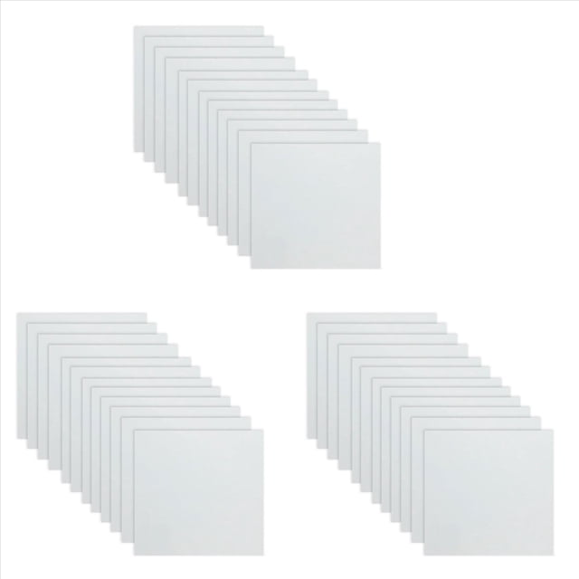 36 Hojas de Hoja de Mylar de 10 , Hoja en para Hacer Plantillas de PET Translúcido Lechoso de 12 X 12 Pulgadas (10 )