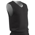 thumbnail image 2 of Champro Sports Zone Reversible Basketball Jersey, Adult X-Large, Black and White, 2 of 2