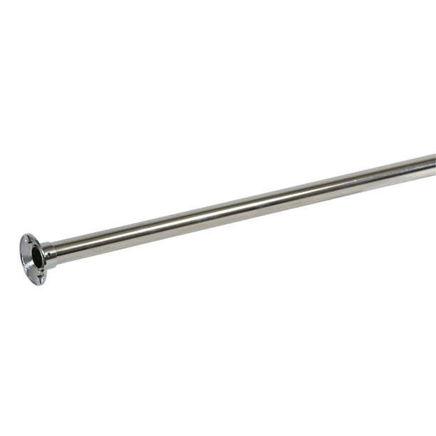 Design House Stainless Steel Shower Rod in Chrome, 60Inch