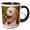 Black/White, variant on 3drose, Massachusetts, Reading, Labradoodle Dog - Us22 Jen0071 - Jim Engelbrecht, 11oz Mug