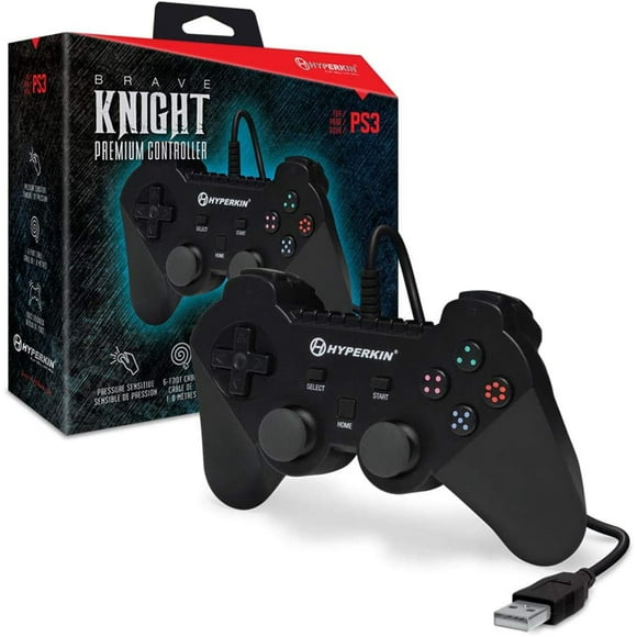 Manette Premium “Brave Knight” pour PlayStation 3/ PC/ Mac (Noir)