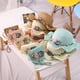 thumbnail image 3 of Conjunto de sombrero de paja para padres e hijos de verano, sombrero de playa para niños, sombrero parasol con flores frescas para niñas, 3 of 6