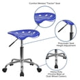 thumbnail image 4 of Scranton & Co Chaise de Dessin Réglable en Chrome Bleu, 4 of 4