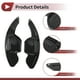 thumbnail image 5 of Accesorios interiores únicos Bargains 1 juego de extensiones de palanca de cambio de volante de plástico negro para Audi A3 2013-2016, 5 of 6