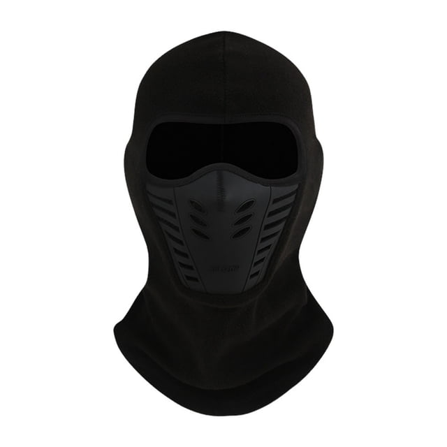 Pasamontañas mascarilla de invierno Ehuebsd a prueba de viento para ciclismo negro