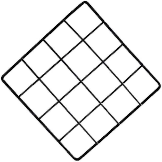 Juego de malla metálica multifunción de 2 rejillas de pared Decoración de pared Panel de imagen colgante Colgante de pared y decoración del hogar Decoración del hogar Cuadro de rejilla Pared de hierro para Rojo Verde Cocina, Decoración y Otros