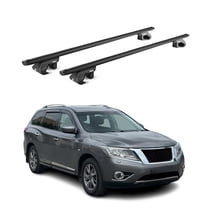 OMAC Roof Rack Cross Bars Fits Nissan Pathfinder 2013-2020 Black Carrier 2 Pcs