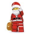 thumbnail image 1 of Minifigura coleccionable LEGO Series 8 - Papá Noel con saco de juguetes, 1 of 3