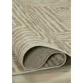 thumbnail image 5 of FH Home Outdoor Rug - Waterproof Easy to Clean Stain Resistant - Patio Indoor Outdoor Porch Deck Balcony Entryway - Geometric Modern - Budapest - Beige - 4' x 6', 5 of 5