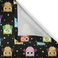 thumbnail image 6 of Ambesonne Owls Grommet Curtain, Funny Confused Serious, 50" x 54", Black Multicolor, 6 of 6