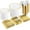 Gold, variant on Fijinhom 350 Piece Gold Dinnerware Set for 50 Guests, Disposable for Party, Include: 50 Gold Rim Dinner Plates, 50 Dessert Plates, 50 Paper Napkins, 50 Cups, 50 Plastic Silverware Set