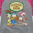 thumbnail image 3 of Garfield - Garfields Farm Group - Toddler & Youth Girls Raglan Graphic T-Shirt, 3 of 5
