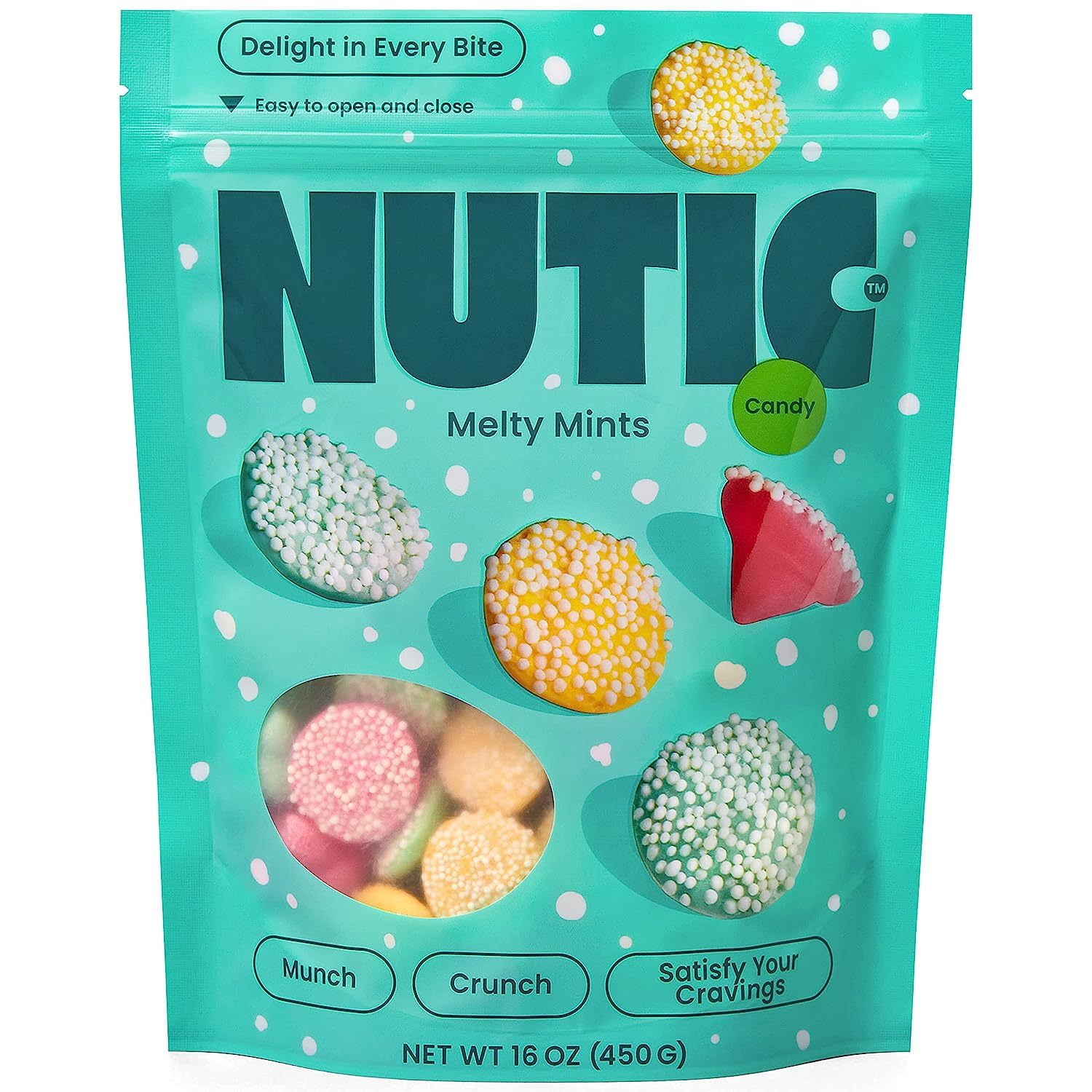 Bilot Smooth And Melty Mints Nonpareils Candy | 1 Pound Pastel Mint ...