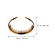 thumbnail image 5 of EeaseMX 4 diademas de plástico con peine para dientes, diadema de doble fila, aros para el cabello, 5 of 8