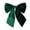 D, variant on Velvet Bows Christmas Ornaments 13inch Pre-Tied Hunter Green Velvet Ribbon Bows for Christmas Tree, Gift Wrapping, Wreath, Garland, Crafts, Holiday Decor, A, Bow