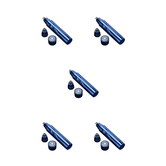 Seitruly Recortador de pelo eléctrico para nariz, oreja, reutilizable, recargable, lavable, Unisex, con batería, cortapelos, azul, 2 uds. Type2 NO2 Seitruly CBP392030