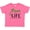 Hot Pink, variant on Donate Life-Be an Organ Donor Boys or Girls Baby T-Shirt