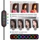 thumbnail image 2 of 26cm LED de lámpara Iluminación Regulable 3200-6500K Adaptador de Zapata, Soporte de Móvil para Maquillaje Vídeo Grabación Yotijar Luz de anillo Selfie de video en vivo, 2 of 9