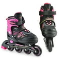 thumbnail image 4 of Graflsoa XMBT-8902PU Adjustable Soft-Shell Inline Skates for Kids - Pink, Size S (EU31-34), 4 of 7