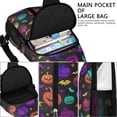 thumbnail image 4 of Sling Backpack,Rainbow Halloween Pumpkins Pattern Crossbody Bag with Water Bottle Holder,Waterproof Sling Bag for Men/Women with Chest Phone Holder for Hiking,Travel, 4 of 6