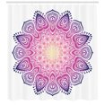 thumbnail image 3 of Ambesonne Mandala Shower Curtain, Mediation Inspired Element, 69"Wx70"L, Multicolor, 3 of 3