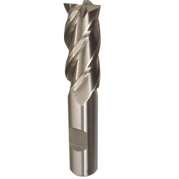 11/32" X 3/8" HSS 4 Flute Single End End Mill, Drill America, BRCF311