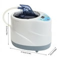 OUKANING 4L 1300W Sauna Steamer Pot Home Shower Tent Portable Steam Generator Body Therapy