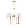thumbnail image 3 of Trade Winds Lighting 5-Light Chandelier In Natural Brass, 3 of 7