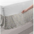 thumbnail image 2 of Abstract Geometry Bed Skirt, Pastel Colored Strings Motifs Randomly Spread Illustration, Elastic Bedskirt Dust Ruffle Wrap Around for Bedding Decor, 4 Sizes, Pale Taupe Multicolor, by Ambesonne, 2 of 2