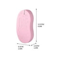 thumbnail image 5 of Tunhigl Gentle Baby Exfoliating Bath Sponge for Sensitive Skin - Super Soft Reusable Body Scrubber for Deep Cleansing Without Body Wash for Bath Shower Pink, 5 of 6