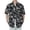 Black, variant on Rose Floral Printed Shirts for Men 2026 Summer Casual Short Sleeve Button Down Collared Shirt