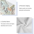 thumbnail image 4 of Coolnut Butterfly Flowers Bath Towel Set of 3, Highly Absorbent & Soft Bathroom Towels Set Quick Dry Towels Set for Bathroom Spa Beach (1 Bath Towels, 1 Hand Towel, 1 Washcloth) Washcloth Gift, 4 of 7