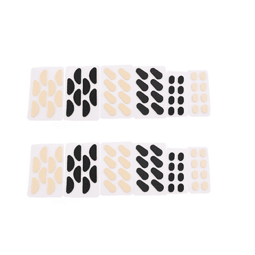 XIRQI 12Pcs Eyeglass Nose Pads for Secure Fit,Comfortable Nose Pads for Glasses with Non-Slip Design,Eye Glasses Nose Pads Non Slip