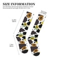 thumbnail image 4 of Rateoe Sunflowers Country Compression Socks for Women and Men 20-30mmHg-Circulation Support Socks Knee High Nurse Pregnant Running Medical and Travel Athletic, 4 of 7