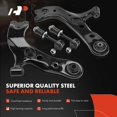 thumbnail image 3 of A-Premium Front and Rear Suspension Kit Control Arm Ball Joint Tie Rod End Sway Bar Link Compatible with Toyota RAV4 2006-2018 12-PC Set, 3 of 9