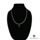 thumbnail image 1 of Collar de oro de 14 quilates con colgante de Cruz de pong, el mejor regalo unisex para madre, padre, novia, novio, ella, él, collar de cadena Figaro de 14 quilates de Aria Jeweler Inc Aria Jeweler Inc Fashion, 1 of 5