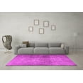 thumbnail image 3 of Ahgly Company Indoor Square Persian Pink Traditional Area Rugs, 5' Square, 3 of 4