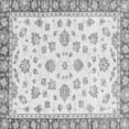 thumbnail image 1 of Ahgly Company Indoor Square Oriental Gray Traditional Area Rugs, 4' Square, 1 of 4