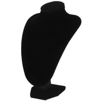 ORDDIART 1Set Necklace Bust Display Stand Black 3-Dimensional Shoulder and Neck Shape for Jewelry Organizer 22x15x10cm