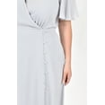 thumbnail image 4 of Vestido largo con abertura Roman Fashion / Tallas Extras, 2010 (Gris) gris 42, 4 of 6