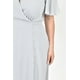 thumbnail image 4 of Vestido largo con abertura Roman Fashion / Tallas Extras, 2010 (Gris) gris 38, 4 of 6