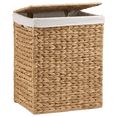 thumbnail image 2 of Bouclair Natural Foldable Water Hyacinthe Hamper, 2 of 4